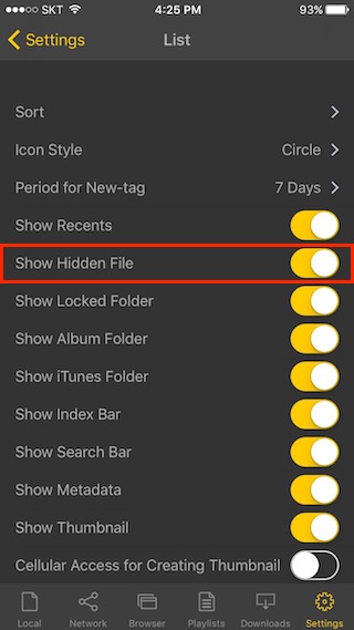 mac os show hidden files